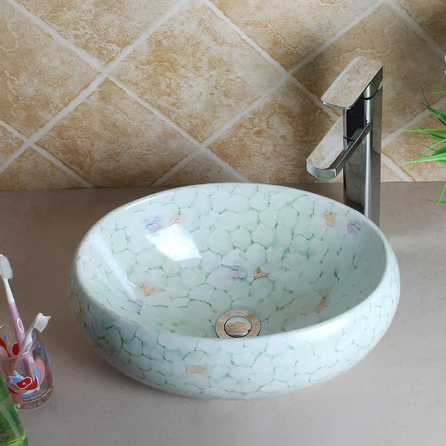 40 Cm Oval Keramik Wastafel Dengan Saluran Pipa Furniture Ruang Tamu 40 Cm Oval Keramik Wastafel Dengan Saluran Pipa Furniture Ruang Tamu Pribadi Counter Atas