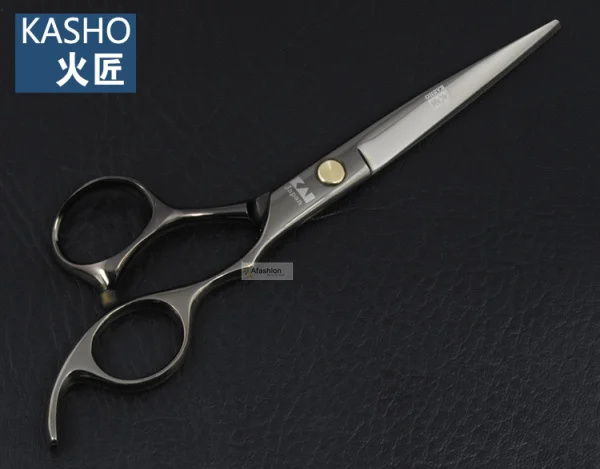 

1pc Kasho 5.5 or 6.0 inch Flat Hair Scissor pro tesoura hairdressing salon styling tools cutting straight free shipping
