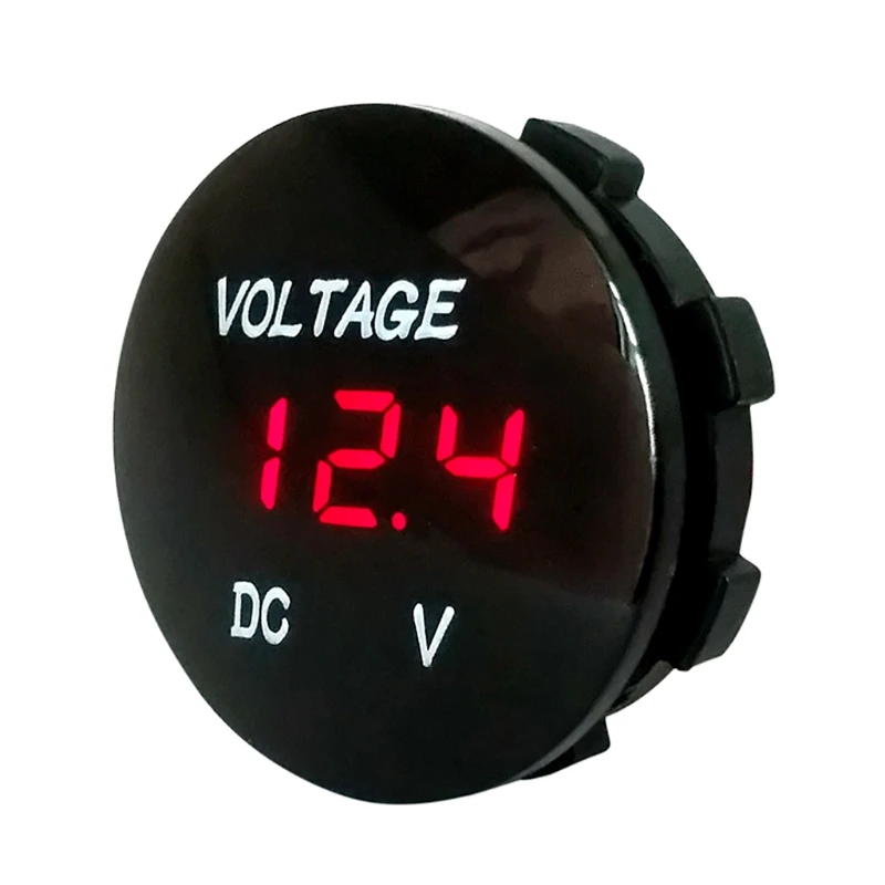 

Car Motorcycle DC5V-48V LED Panel Digital Voltage Meter Display Voltmeter Type2