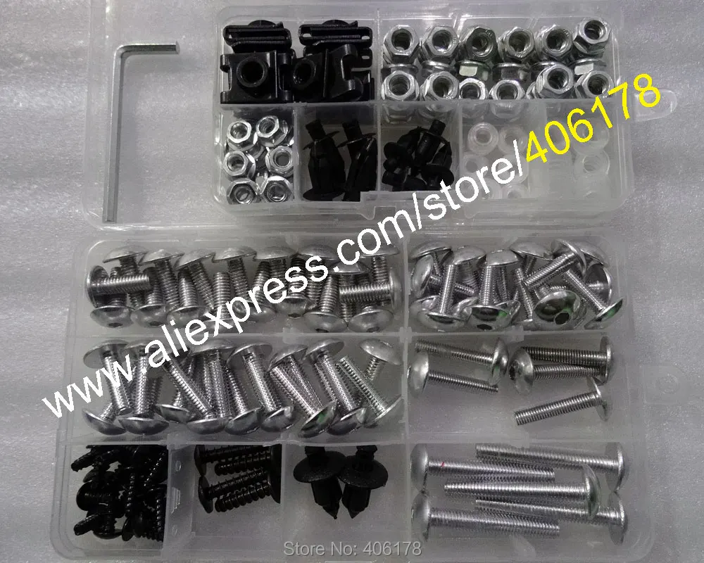 

Hot Sales,Universal,Motorbike Fairing Screws Kit,Nut Body Screws Fasteners,Motorcycle Accessories Body Fastener Clips Screws