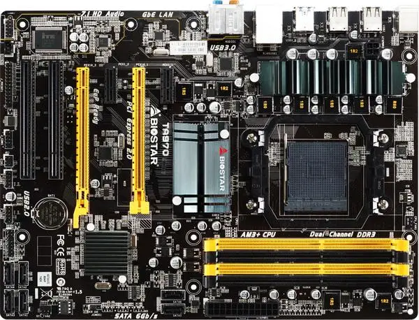 

970 AM3 + Motherboard original BIOSTAR TA970 AM3 DDR3 USB3.0 SATA3