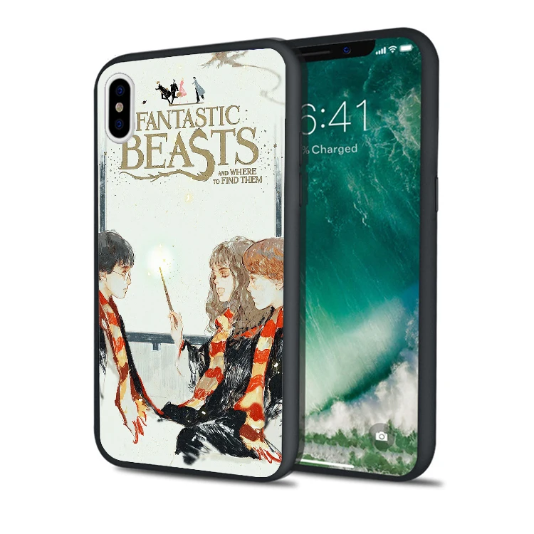 

Capa Harry Potter Always Black Soft Silicone Phone Case for iPhone XS Max XR 7 8 Plus 5S 5 SE 6 6S Plus Luxury iPod Touch 6 5.