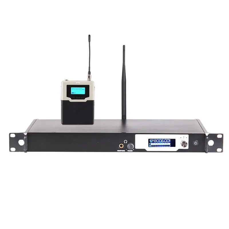 UHF Wireless In Ear Monitor System Audio in ear Headphones Earphone Monitoring for Stage Performance Singers | - Цена: 