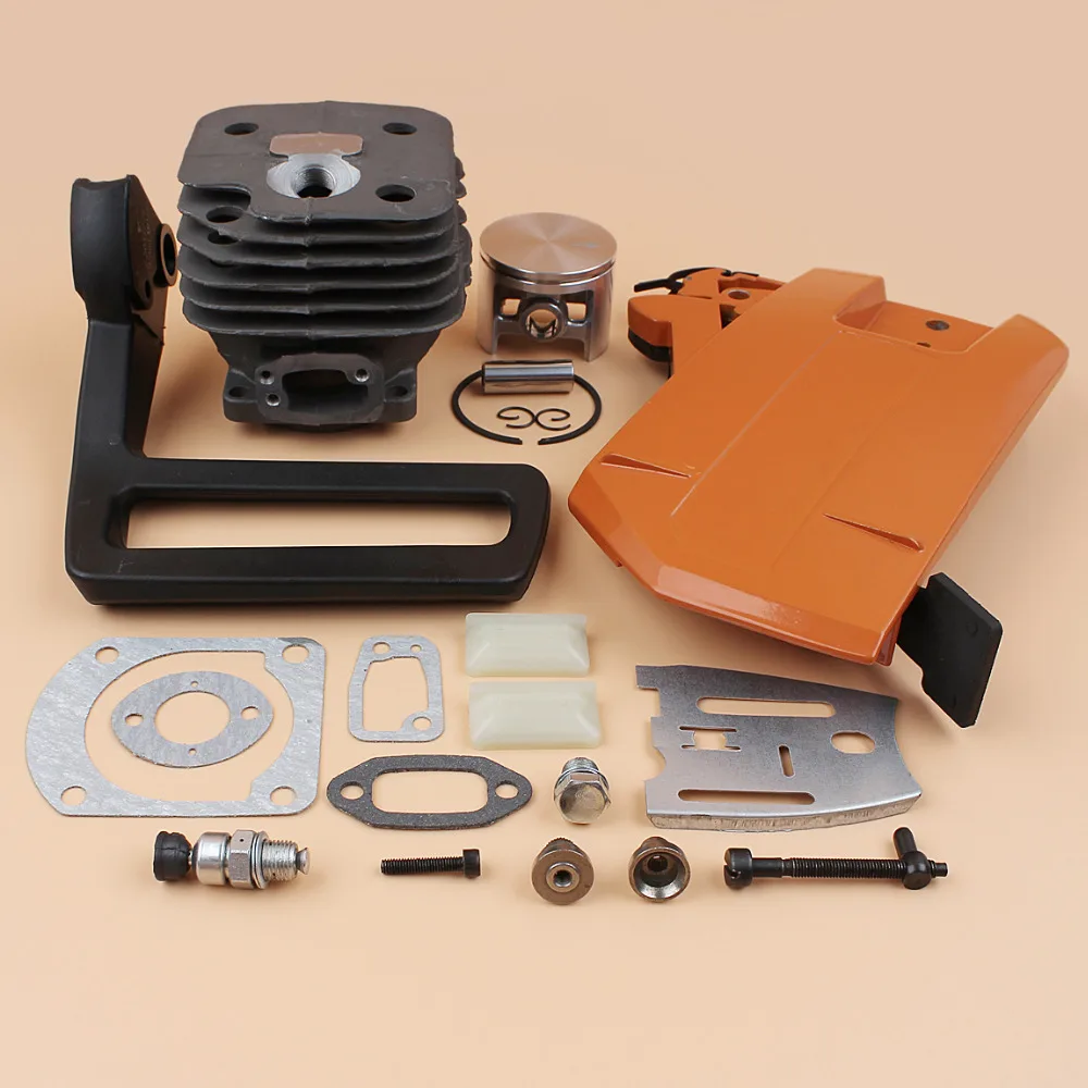 

Cylinder Piston Brake Clutch Cover Handle Bar Plate Chain Tensioner Fit HUSQVARNA 61 268 272 272XP (52mm) Chainsaw Spare Parts
