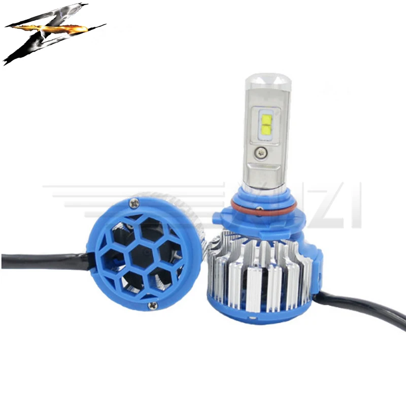 New T1 turbo Car Led Headlamp H1 H3 H4 H7 H8 H9 H11 9004 9005 9006 880 881 Running Light canbus lamp