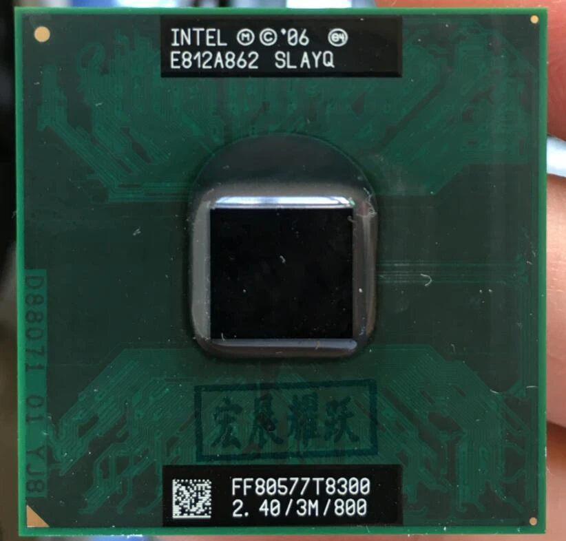 core processor Intel Core 2 Duo T8300  CPU  Laptop processor PGA 478 cpu 100% working properly cpu chip