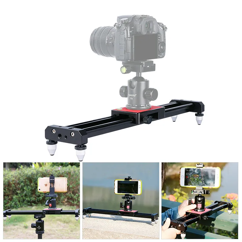 

SL-40 Mini Sized Video Slider Protable Travel Track Dolly Slider Rail System for Camera for DSLRs Filmmakers Youtube Blogger