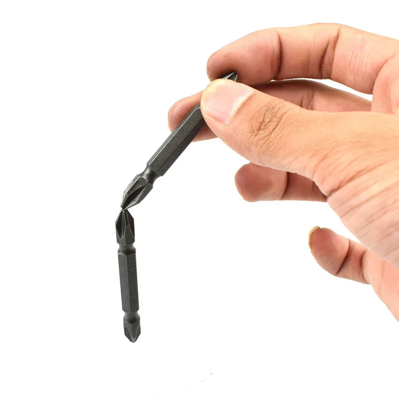 Magnetic Bit Set 60mm Electronic Screwdriver Bits Double Head for Drywall Screws