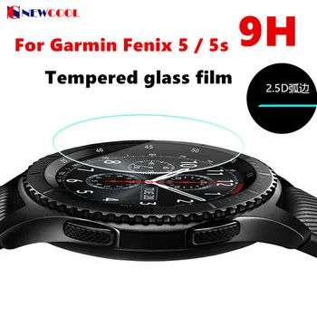 

5pc/lot wholesale 9H Tempered Glass Screen Protector Guard Film for Garmin Fenix 5 Fenix5 F5 5s Chronos Protective Film