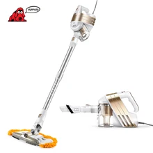 PUPPYOO Low Noise Home Portable Vacuum Cleaner Handheld Wiping Abosorbing Dust Collector Household Mop Aspirator WP521