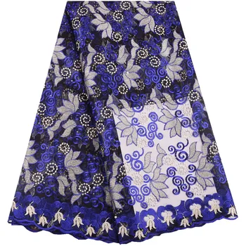 

Latest French Mesh Lace Fabric High Quality African Dry Lace Fabric With Stones For Nigerian Men Women Dress Lace FabricF1179