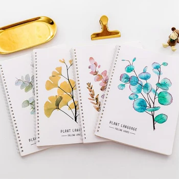 

4Pcs Small Fresh Coil this Creative Notebook Student With 16K Coil Notes Cartoon Notepad B5