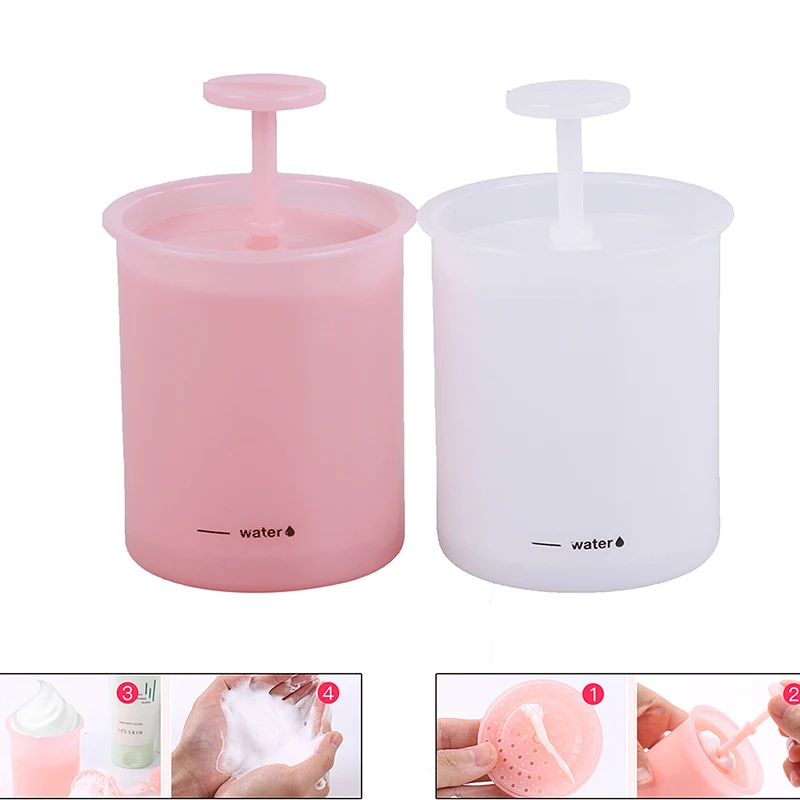 Portable Foam Maker Facial Cleanser Body Wash Bubble Maker Makeup Face Care Tool Foam Cup 2 Colors  High Quality