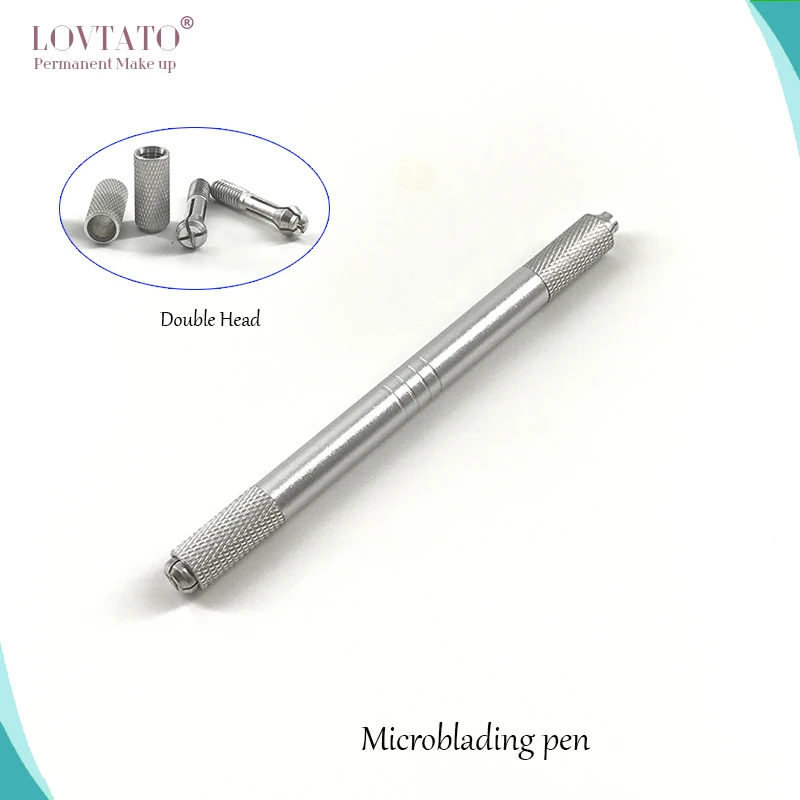 

2018sale Manual Microblading Pen Machines Permanent Makeup Both Head Available Tebori Tools With 2pcs Tattoo Needles 3d Eyebrow