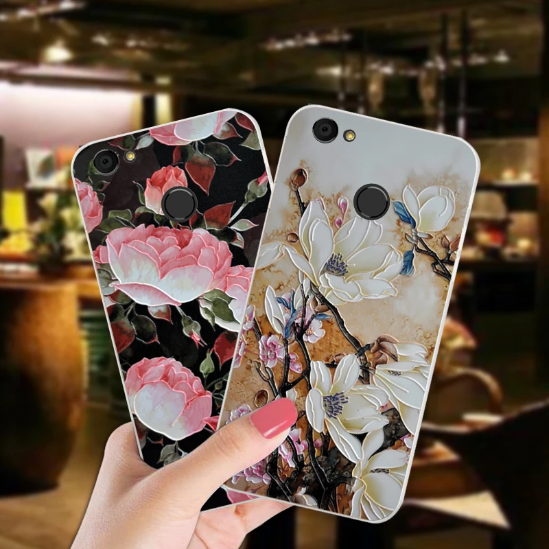

ShuiCaoRen Luxury Silicone Case For ZTE Blade A6 Lite Pretty Flower TPU Phone Cover Cases Bag For ZTE Blade A0622 5.2" Cases
