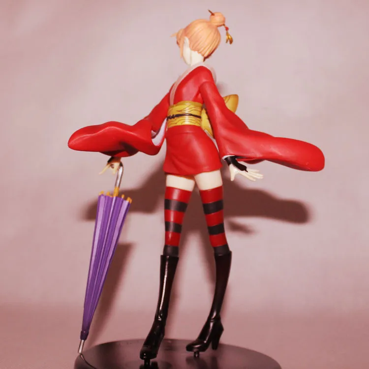 Новинка; Лидер продаж; 19 см; GINTAMA Kagura leader; фигурка героя; Коллекция игрушек; кукла; Рождественская игрушка; без коробки