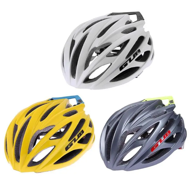 

GUB SV8 PRO/F9 Mountain Bike Helmet Integrated Carbon Fiber Mountain Road Bike Hat Cap w/ Empennage Cycling Equipment 18-26Holes