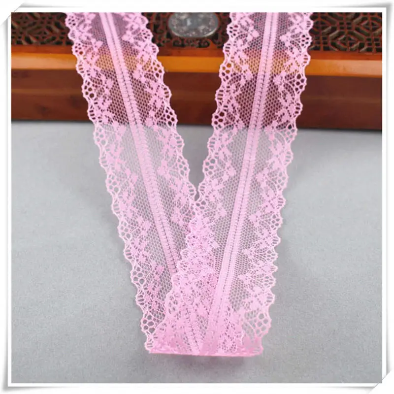 10yards african lace fabric White lace Ribbon3.8CM DIY french lace fabric embroidery net holiday decorations clothing lace Trims