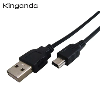 

for Camera MP3 MP4 MP5 15cm USB 2.0 Type A to Mini USB 5 Pin B Male to Male 5P 5pin Data Sync Cable Charge Charging Cord Line