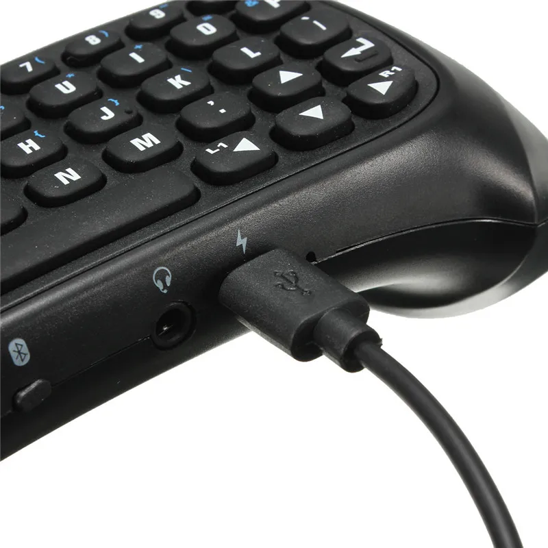 Беспроводная Bluetooth клавиатура аксессуар адаптер для sony PS4 контроллер сток чат мини клавиатура для playstation 4 P контроллер