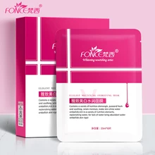 Fonce Skin WhiteningTreatment Fade Freckle Dark Silk Hyaluronic acid Facial Mask Moisturizing Bright Skin 20 piece