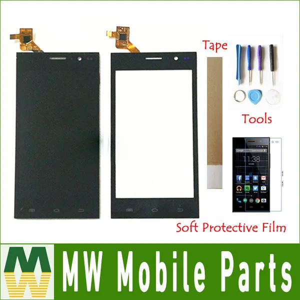 

4.5"For Highscreen Zera S Power LCD Display+Touch Screen Assembly Replacement Part Black Color+Tool&Tape&Soft Protective Film