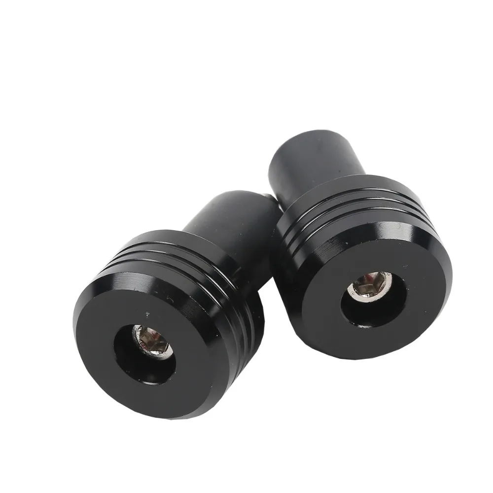 NEW 2 Pcs Universal 7/8" Handle Bar End Plugs For All Motorcycle Bikein Grips from Automobiles