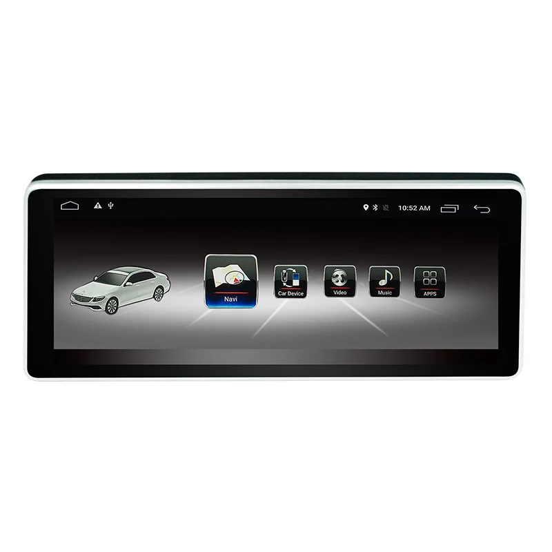 Автомобильный мультимедийный плеер, автомобильный gps навигатор, Android 7,1 10,2" 2G+ 32G для Mercedes Benz GLA/A/CLA до, автомобильный монитор