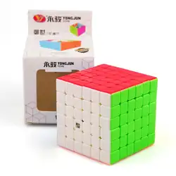 Yongjun YuShi 6 слои Cubo Magico Stickerless Скорость Куб Головоломка Развивающие игрушки Прямая доставка
