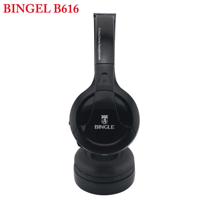 Беспроводная стереогарнитура Bingle B616 наушники с микрофоном FM радио для MP3 ПК ТВ