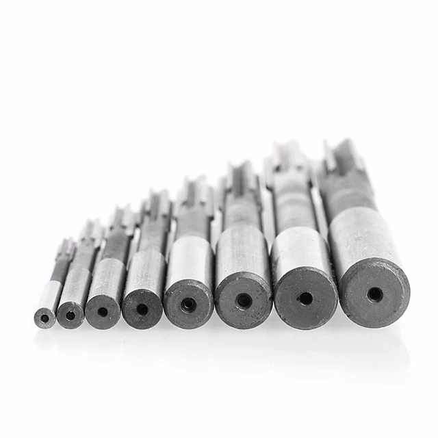 Professional 3/4/5/6/7/8/9/10mm HSS Straight Shank Chucking Reamer Milling Cutter Tool