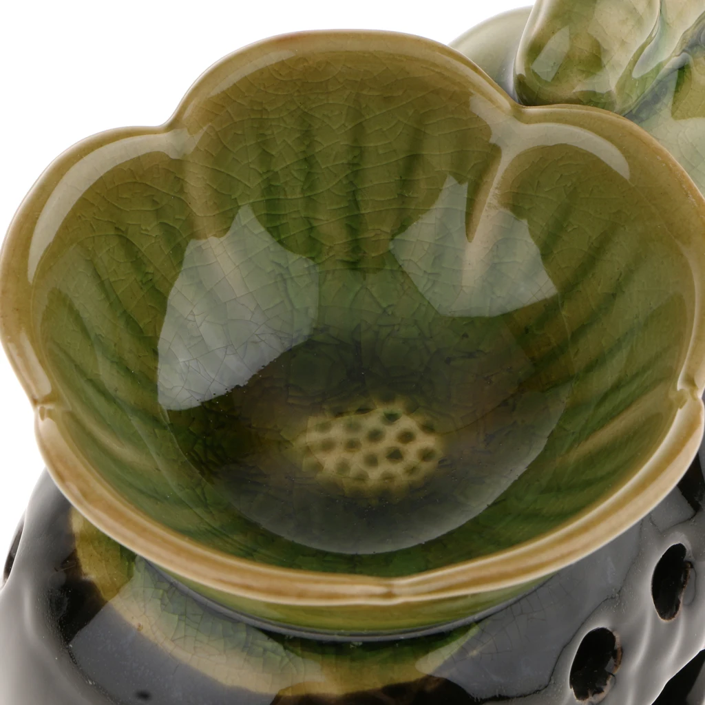 CERAMIC ELEPHANT OIL BURNER+TEALIGHT CANDLE HOLDER DECOR ORNAMENT FIMGURINES