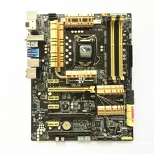 Z87-DELUXE рабочего Материнская плата Z87 разъем LGA 1150 i7 i5 i3 DDR3 32G SATA3 USB3.0 ATXmotherboard б/у 90