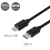 Haute qualité Type C (USB-C) à Micro USB mâle synchronisation Charge OTG chargeur câble cordon adaptateur téléphones mobiles données fil connecteur ► Photo 1/6