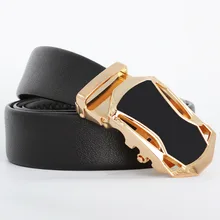 

Fashion Male Designer High Quality Luxury Belts Metal Automatic Buckle Hollow Waistband Waist Strap Faux Leather Men Belts