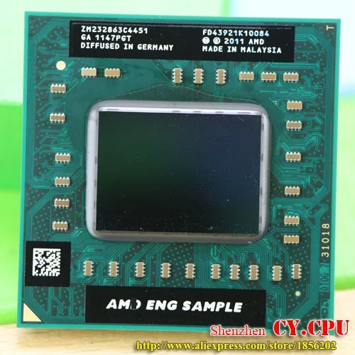 Для ноутбука AMD Mobile A10 4600M A10-4600m QS/ES Socket FS1 cpu 4M cache/2,3 GHz/четырехъядерный процессор