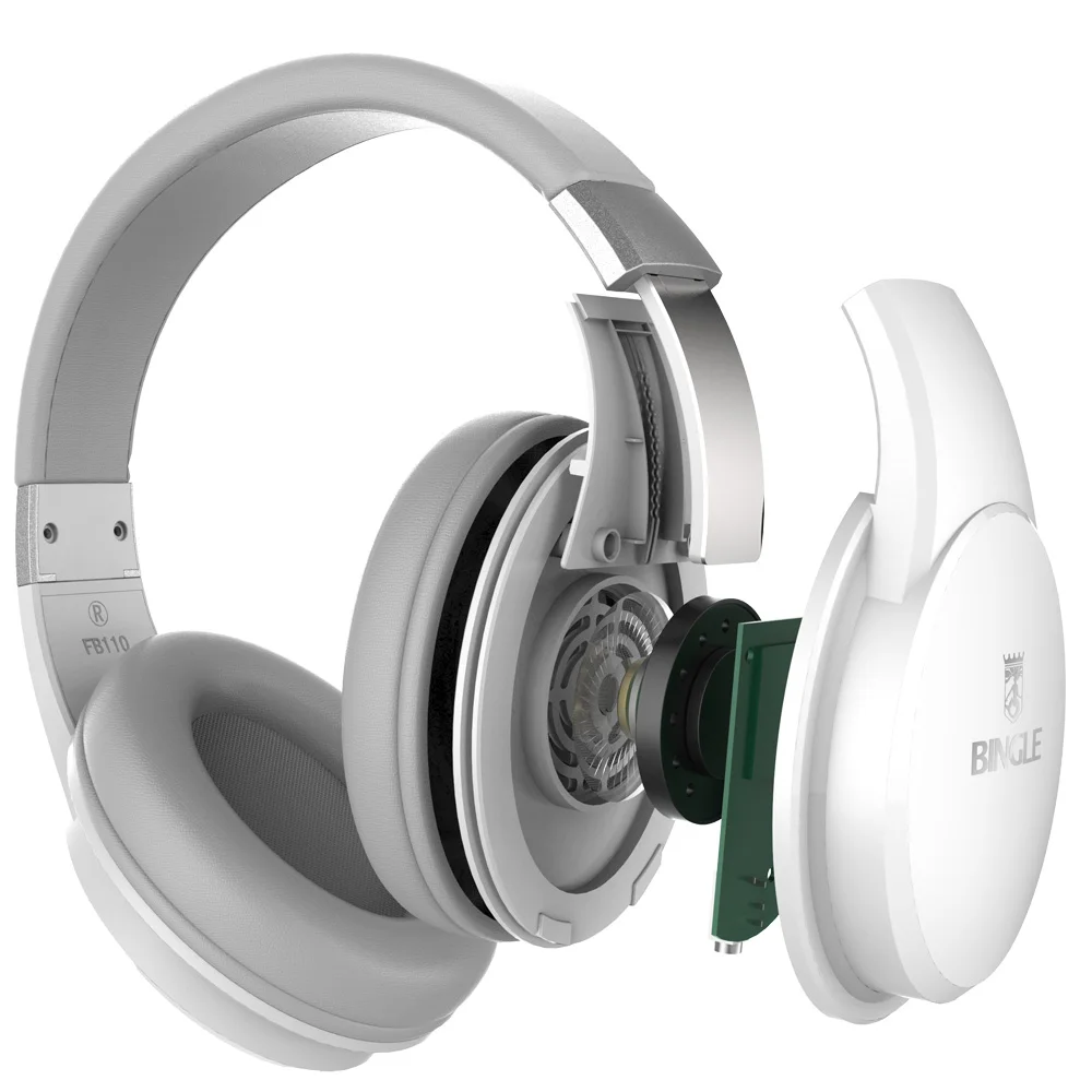 Bingle Fb110 Heavy Bass 3D Surround Stereo BT 4 1 Over Ear Head Phones Wireless Bluetooth Headset Headphone With Mic 3 5MM Audio