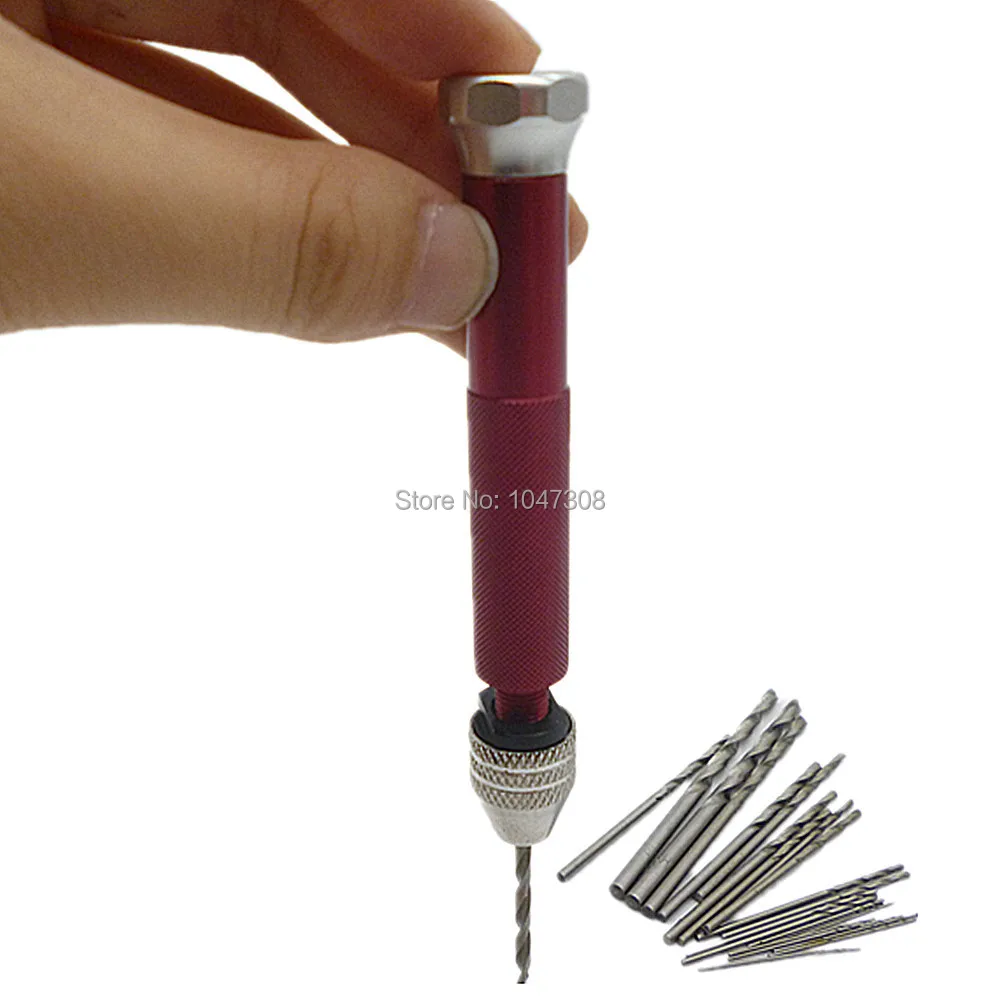 Semi-automatic Handdrill Suit Micro Hand Hobby Drill With Drill Bit