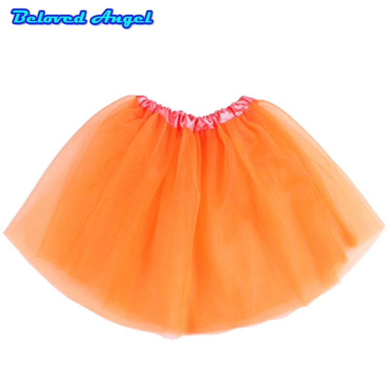 

Baby Princess Tutu Skirt Girls Kids Party Ballet Dance Wear Pettiskirt Clothes 14 Colors 3-layer Net Yarn Mini Skirt For 0-8yrs