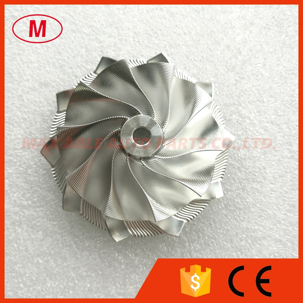 GT15-25 702549-0008HF V1 высокое качество Turbo Алюминий 2618/рисунком в горошек, комплект одежды из фрезерный/рабочее колесо компрессора 50,20/65,00 мм 10+ 0 лезвия