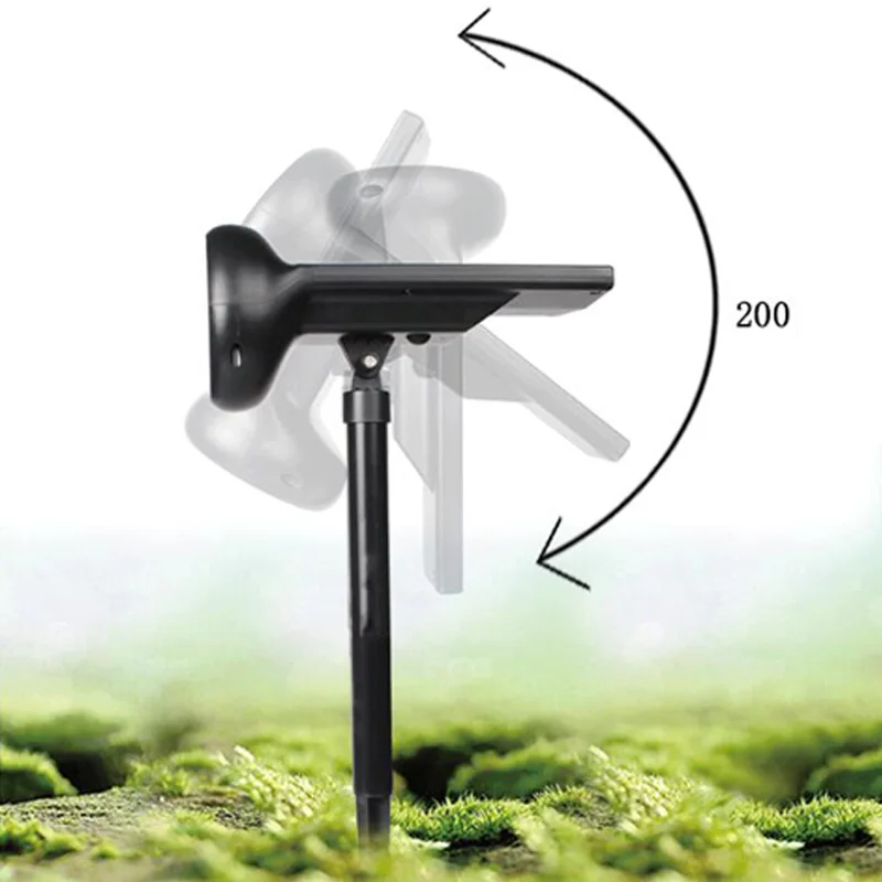 Outdoor 7 LED Solar light Spotlight Lawn Lamp LED solar lamp Solar Panel Power Adjustable Multiple light colors garden light (3)