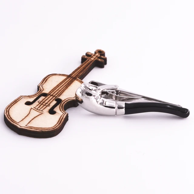 2 color Silver Gold Tobacco Pipe Tie Clip Clamp Mens Classic Metal Neck ...
