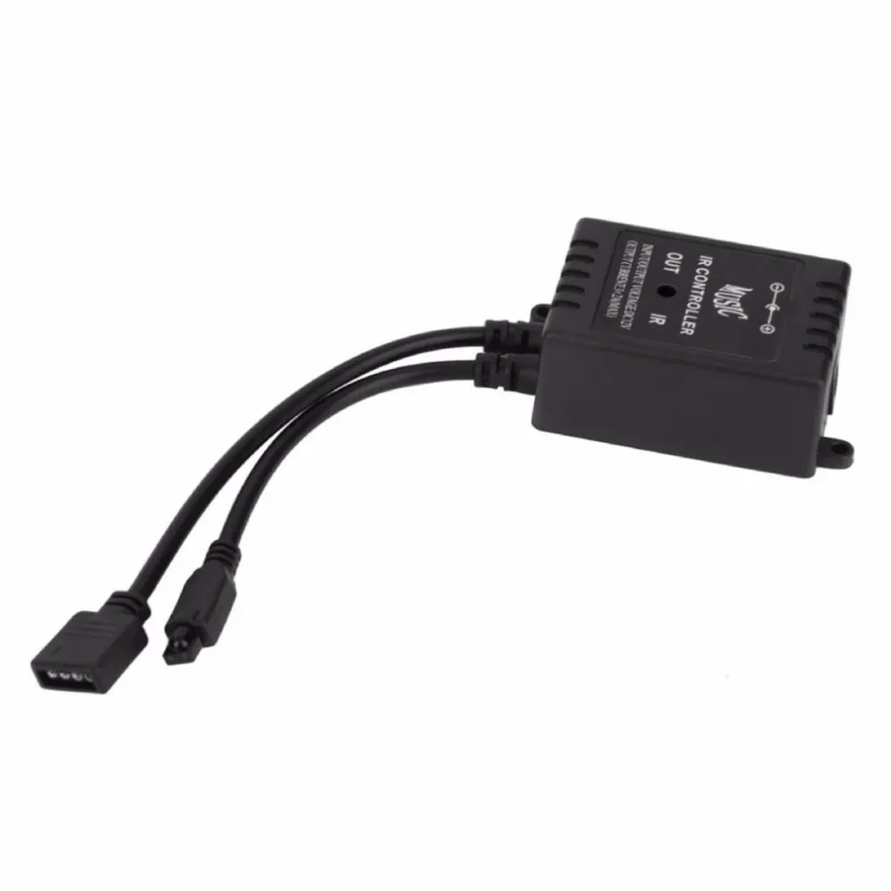 5 шт. LED RGB музыкальный контроллер DC12-24V 20 клавишный Звуковой Датчик ИК-пульт