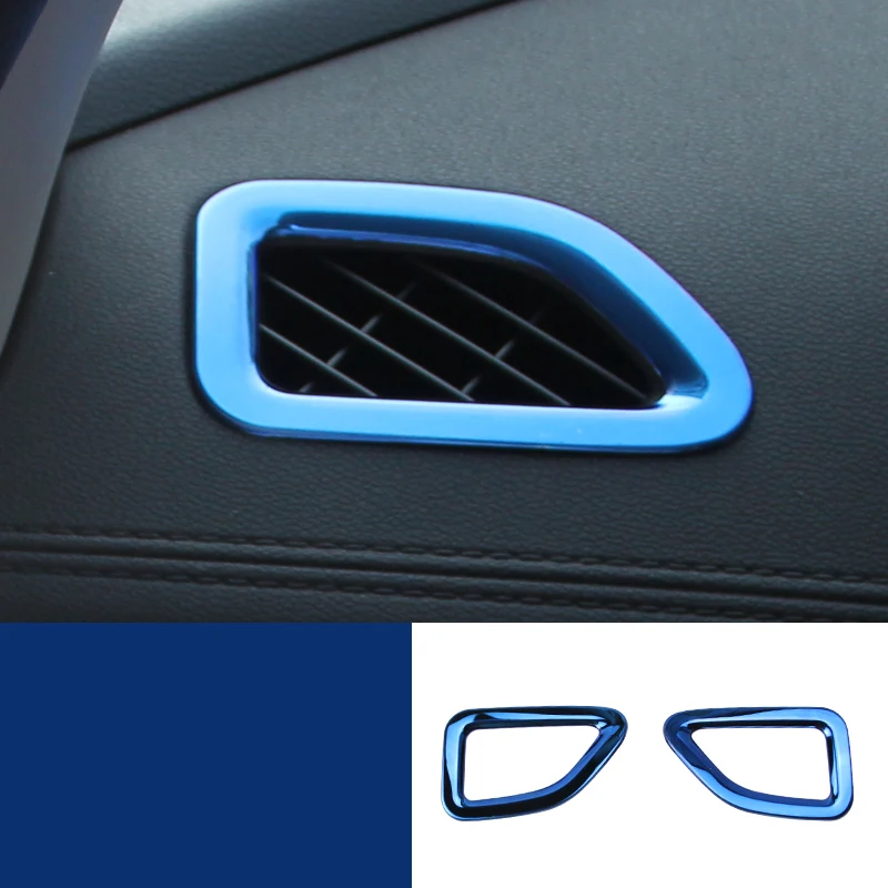 

lsrtw2017 stainless steel car dashboard air conditioner vent trims decoration for changan cs35 2017 2018 2019