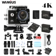 Wimius Full HD 4K 30fps Wifi Action Camera 2″LCD 1080P 60fps Video Sports Mini Helmet Cam 40M Waterproof Wearable Camara Deporte
