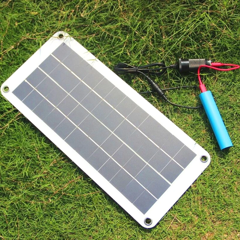 Semi-Flexível Carregador da Célula Solar 2 Pçs lote Frete Grátis