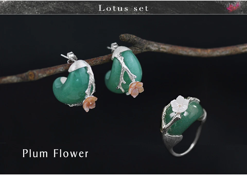 Silver with Green Stone-2