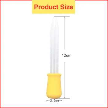 

Baby Accessories Infant Utensils Clear Silicone Plastic 5/6/7 ML Baby Medicine Dropper Spoon Pipette Liquid Food Burette Feeding