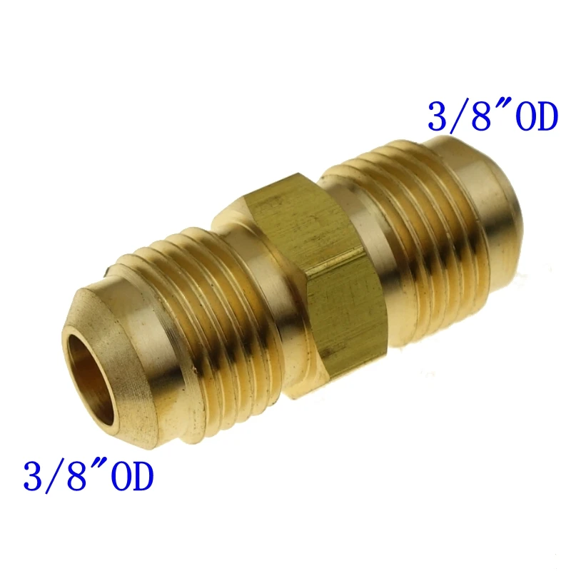 3 шт. 1/4 &quot5/16&quot 3/8 &quotтрубный блок из латуни SAE фитинг для соединения ниппеля с