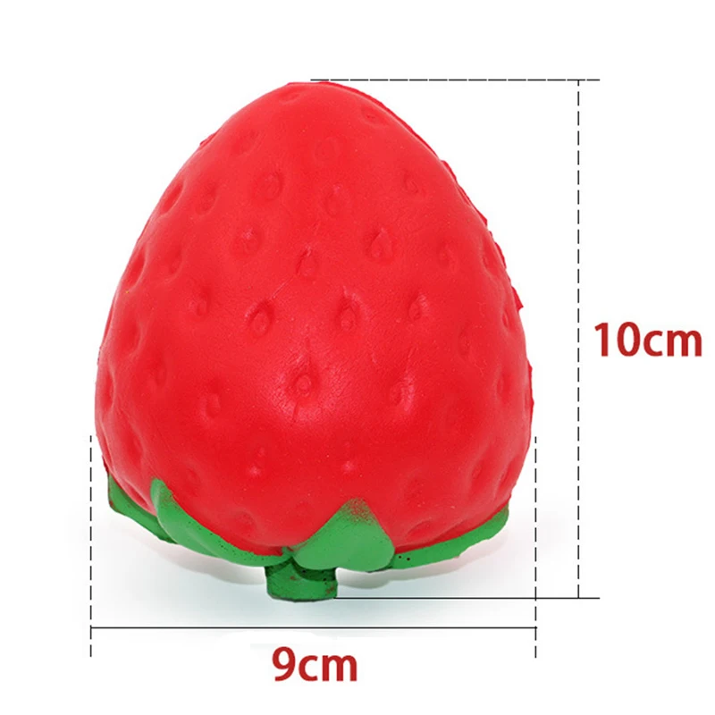 1 шт. поддельные моделирование фрукты реалистичные дома для украшения Клубника со сливками Ароматические замедлить рост игрушка